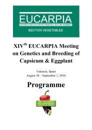 Programme - Eucarpia