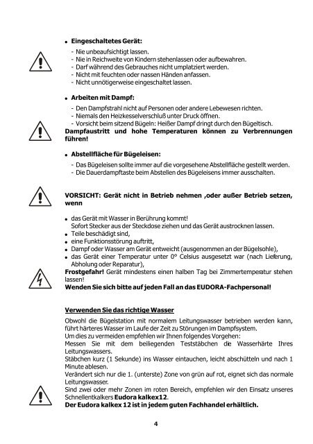 EUDORA ProfiVap rapido Modell 801