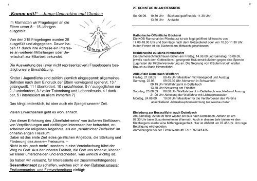 Gottesdienstordnung