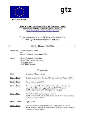 Programme-background Seminar - EUGBC