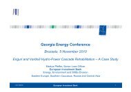 EIB PPT - Georgia Energy Conference 5 November 2010 - EUGBC