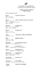 Principal Timpani Audition Excerpts.pdf (2.1 MB) - Eugene Symphony