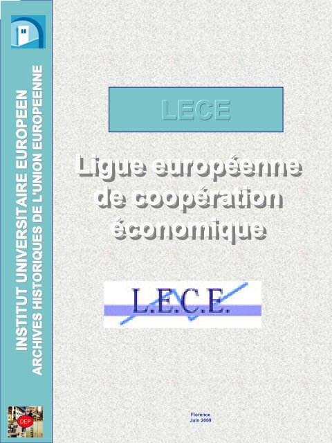 LECE Ligue européenne de coopération économique - European ...