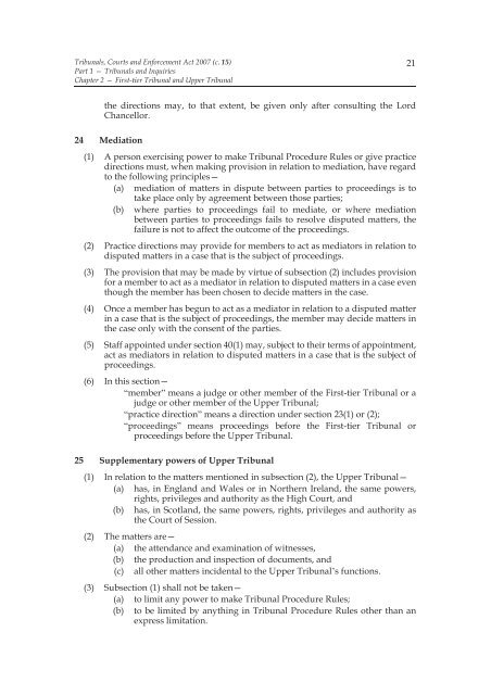 Tribunals, Courts and Enforcement Act 2007 - Legislation.gov.uk