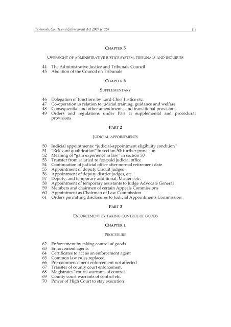 Tribunals, Courts and Enforcement Act 2007 - Legislation.gov.uk