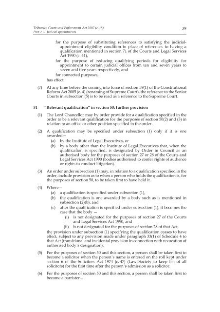 Tribunals, Courts and Enforcement Act 2007 - Legislation.gov.uk