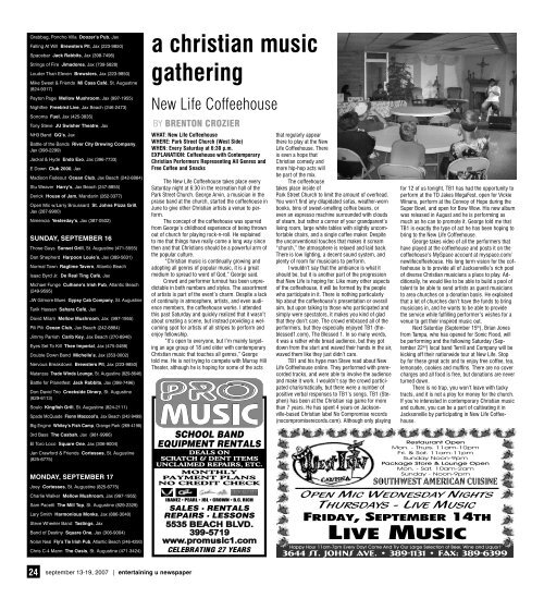 view this week's issue in Adobe PDF version - Eujacksonville.com