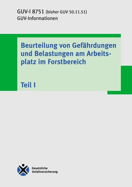 Beurteilung von Gefährdungen und Belastungen am Arbeitsplatz im ...