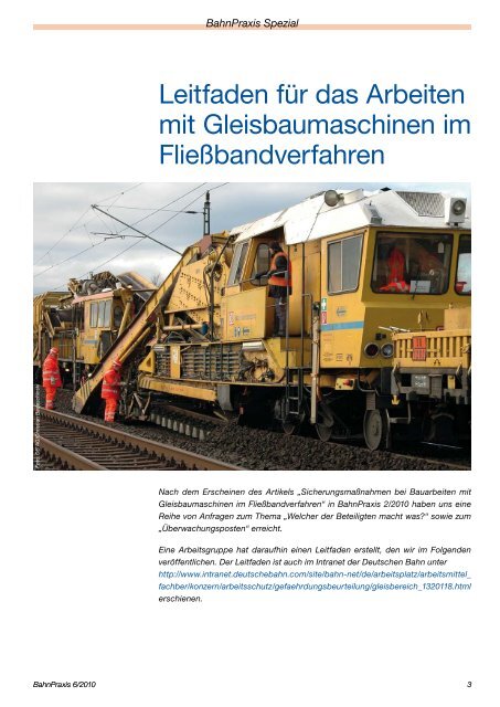 6 · 2010 - Eisenbahn-Unfallkasse