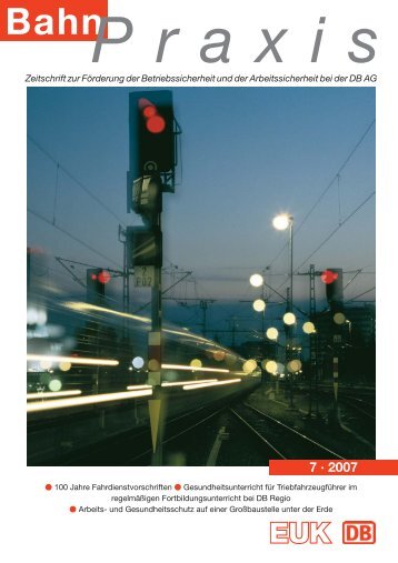 7 · 2007 - Eisenbahn-Unfallkasse