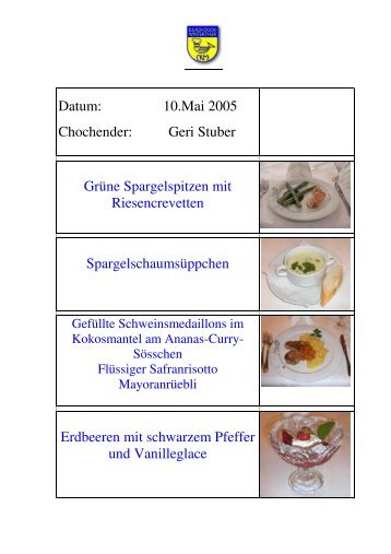 Geri Stuber im Mai - EULACH-CHUCHI Winterthur