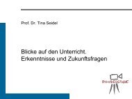 Blicke auf den Unterricht. Erkenntnisse und Zukunftsfragen