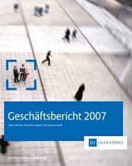 Geschäftsbericht 2007 - Euler Hermes Kreditversicherungs-AG