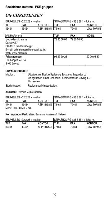 KONTAKT - Folketingets EU-oplysning