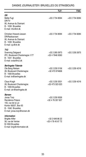 KONTAKT - Folketingets EU-oplysning