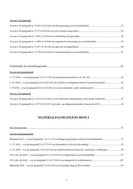 De fire forbehold - Folketingets EU-oplysning