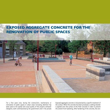 exposed aggregate concrete for the renovation of public ... - EUPAVE