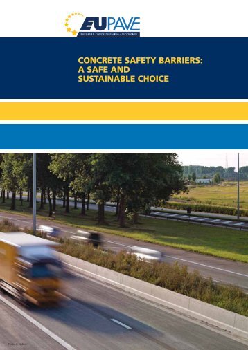 concrete safety barriers: a safe and sustainable choice - EUPAVE