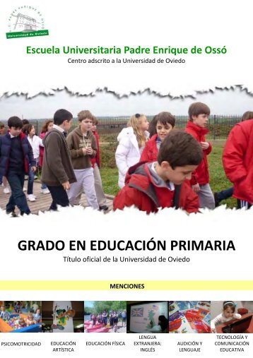 grado en educación primaria - Escuela Universitaria Padre Enrique ...