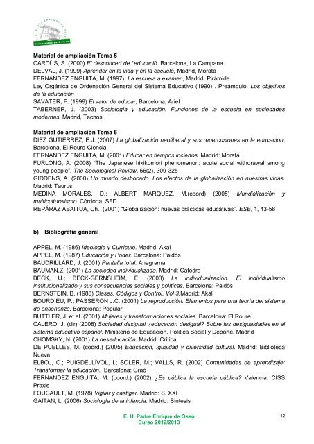 Estructura Social y Educación - Escuela Universitaria Padre Enrique ...