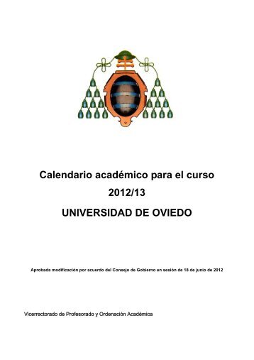 Calendario Docente - Escuela Politécnica de Ingeniería de Gijón ...