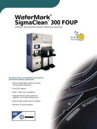 WaferMark® SigmaClean® 300 FOUP