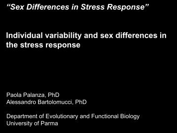 Individual variability and sex differences in the stress ... - EUPRIM-Net