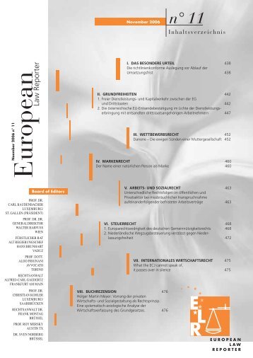 11/2006 - Institut für Europäisches und Internationales ...