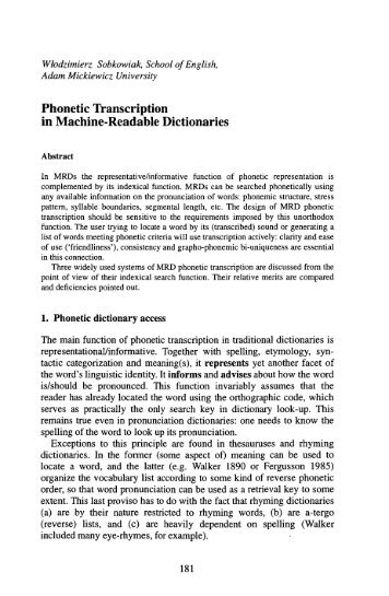 Phonetic Transcription in Machine-readable Dictionaries.pdf - Euralex