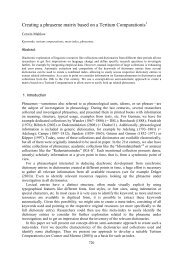 Creating a phraseme matrix based on a Tertium ... - Euralex