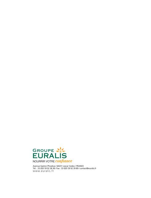 Rapport annuel 2007/2008 RAPPORT ANNUEL - Euralis