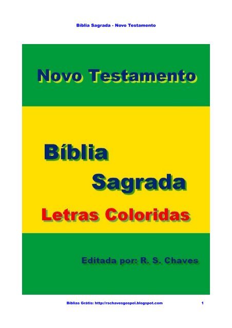 Bíblia Sagrada - Novo Testamento