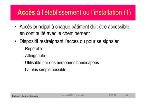 Accessibilité > cadre bâti : ERP et logement