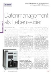 Datenmanagement als Lebenselixier - Eurebis AG