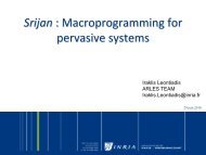 Srijan: Macroprogramming for the IoT - Eurecom