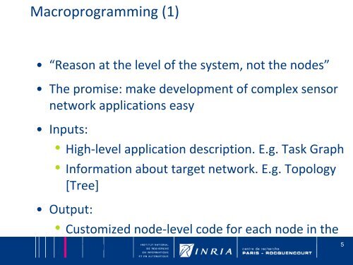 Srijan: Macroprogramming for the IoT - Eurecom