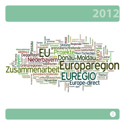 EUREGIO-Geschäftsbericht 2012 / 20 Jahre - Euregio Bayerischer ...