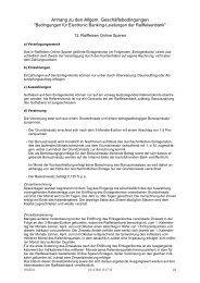 Raiffeisen Online Sparen Bedingungen 20101214