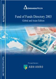 Fund of Funds Directory 2003 - Eurekahedge