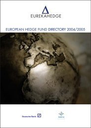 EUROPEAN HEDGE FUND DIRECTORY 2004/2005 - Eurekahedge