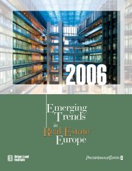 Emerging Trends in Real Estate® Europe 2006 - Urban Land Institute