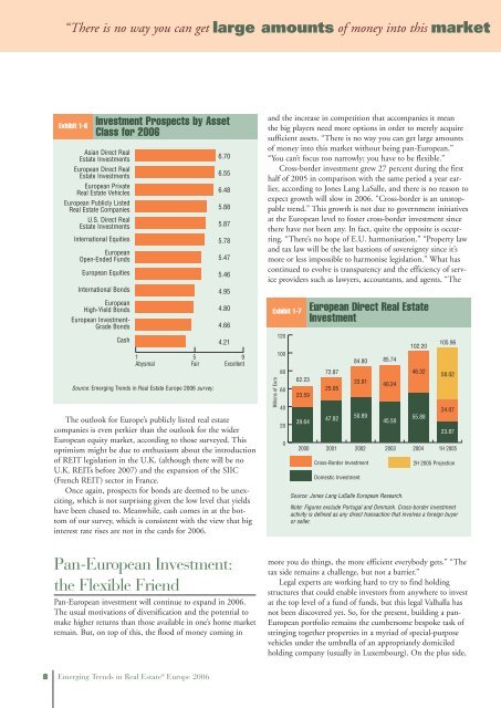 Emerging Trends in Real Estate® Europe 2006 - Urban Land Institute