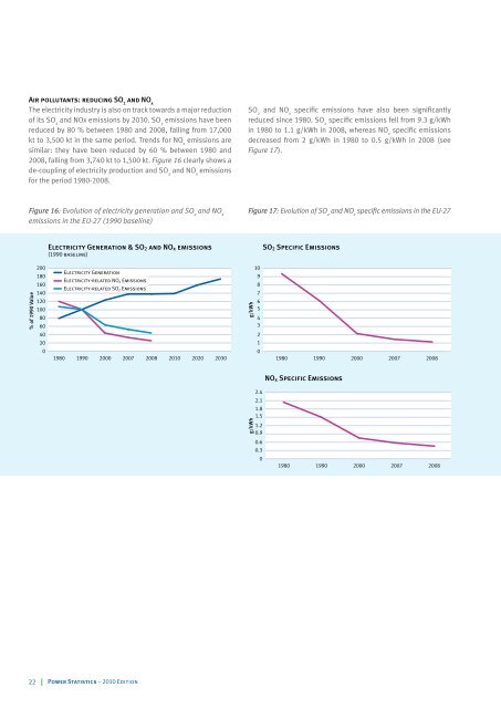 Power Statistics - 2010 Edition - Full Report - Eurelectric
