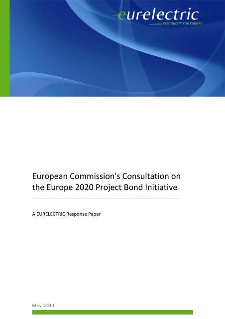 European Commission's Consultation on the Europe ... - Eurelectric