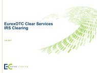 EurexOTC Clear Services - Eurex Clearing
