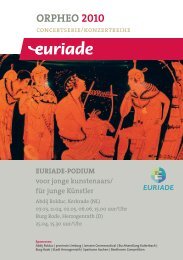 orpheo 2010 - Euriade