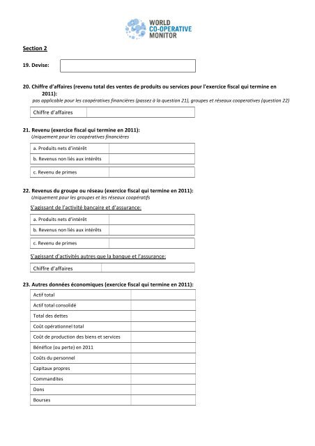 Questionnaire - Euricse