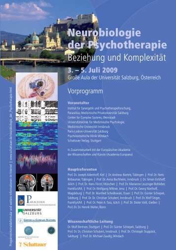 Neurobiologie der Psychotherapie – Beziehung und Komplexität