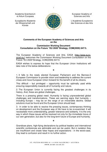 PDF download: Comments on the Commission Working Document ...