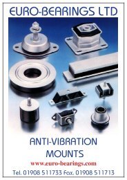 Anti Vibration (pdf) - Euro Bearings Ltd